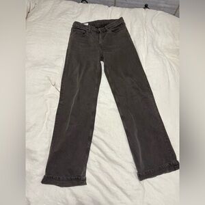 Zara Dark Brown Wide  Leg Jeans